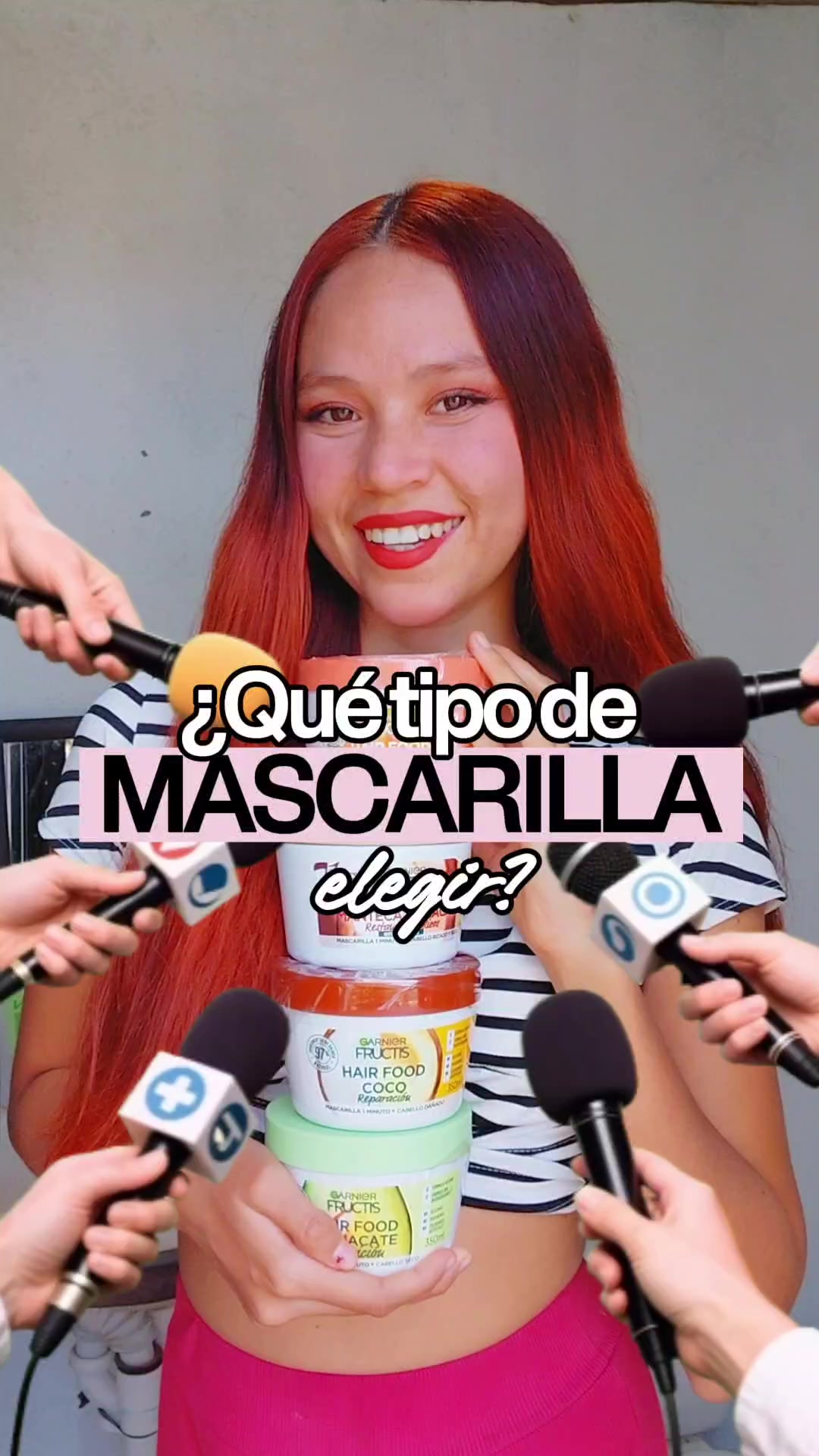 TikTok post by @gisselnavarro._ for ForMe Tips. Caption reads: Garnier Fructis Hair Food, el tratamiento #1 de....