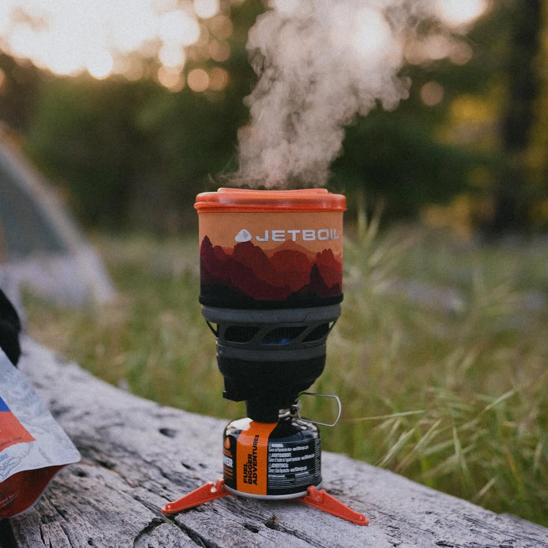 Instagram post by @womenwhoexplore for Jetboil. Caption reads: [...] 12 GIVEAWAY 🏕️ We’ve partnered with Jetboil....