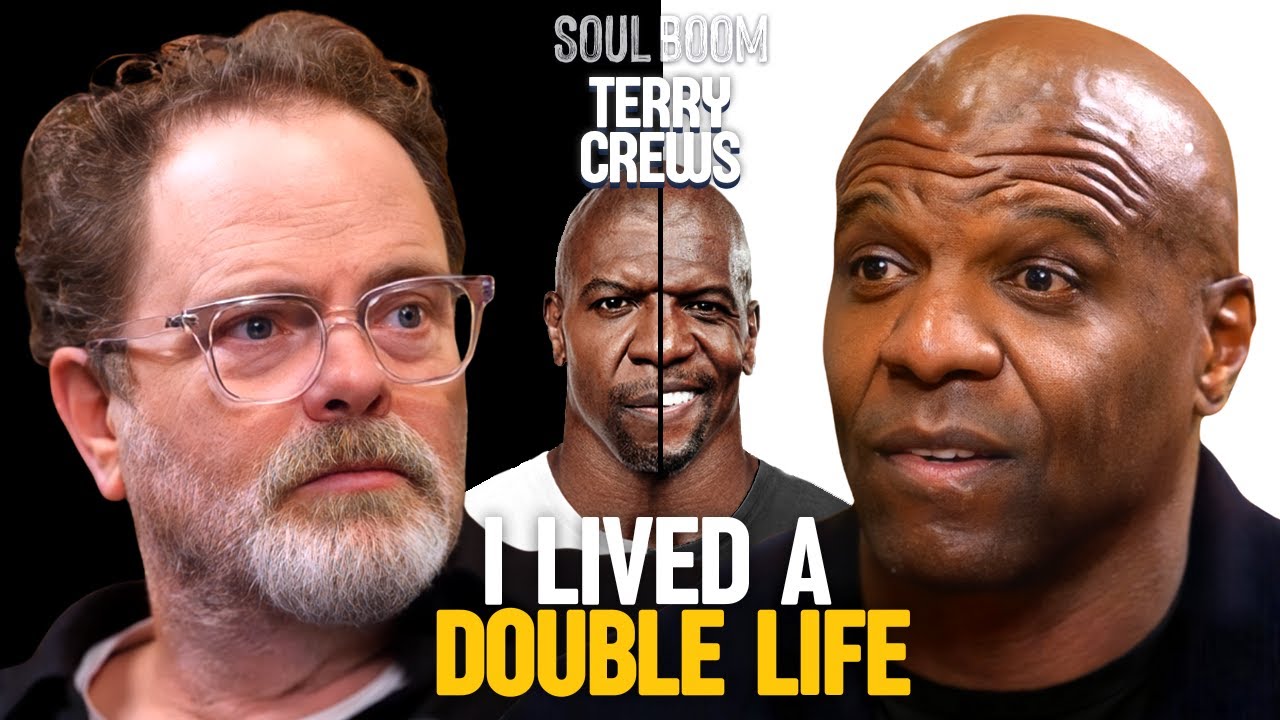 YouTube post by @SoulBoom for Bragg. Caption reads: Terry Crews Breaks the Shame Cycle | Soul Boom.