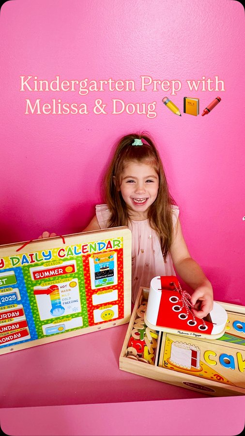 Instagram post by @gorjess.moments for Melissa & Doug. Caption reads: [...] these items and MORE from Melissa & Doug!....