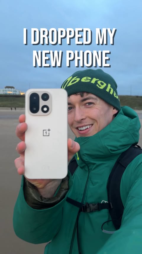 Instagram post by @joshclarkeoutdoors for OnePlus. Caption reads: #Ad - Okay sooo I may have accidentally....