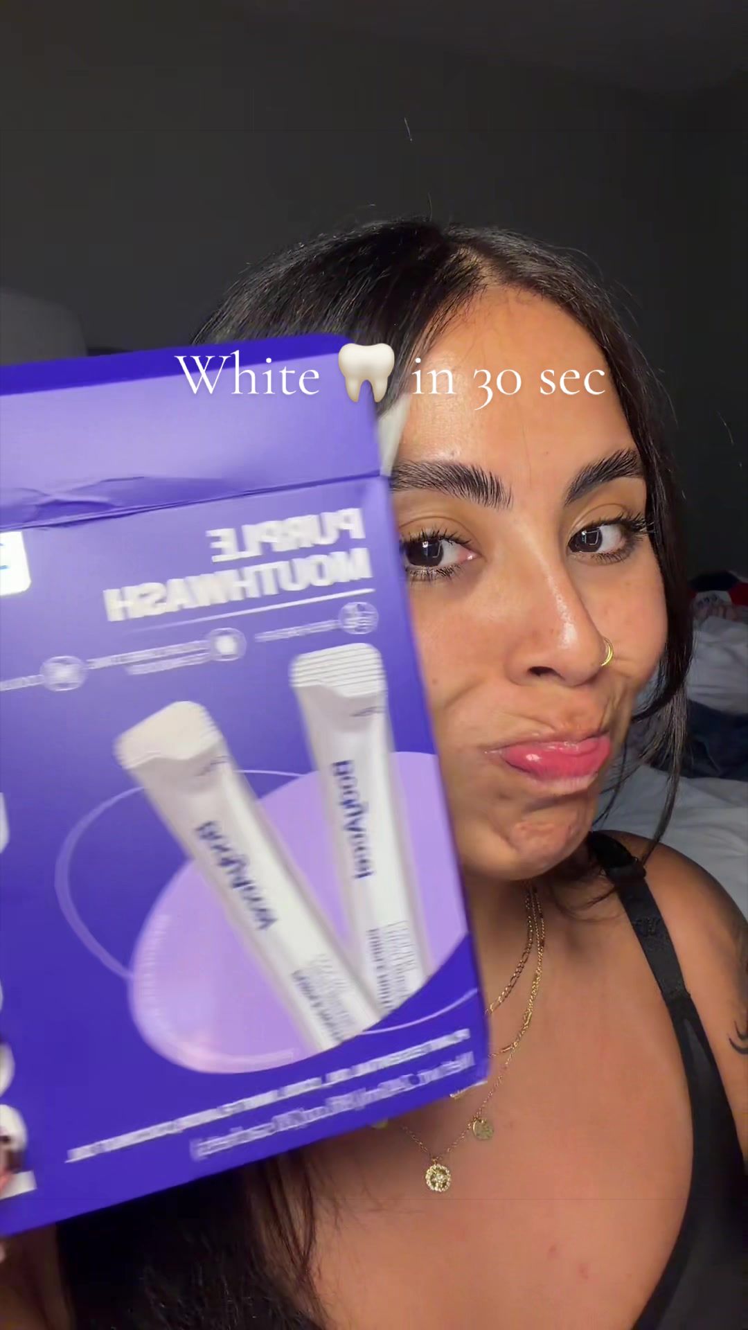 TikTok post by @yas_annette for Bodyaccel. Caption reads: [...] go from yellow to white in 30 secs!....