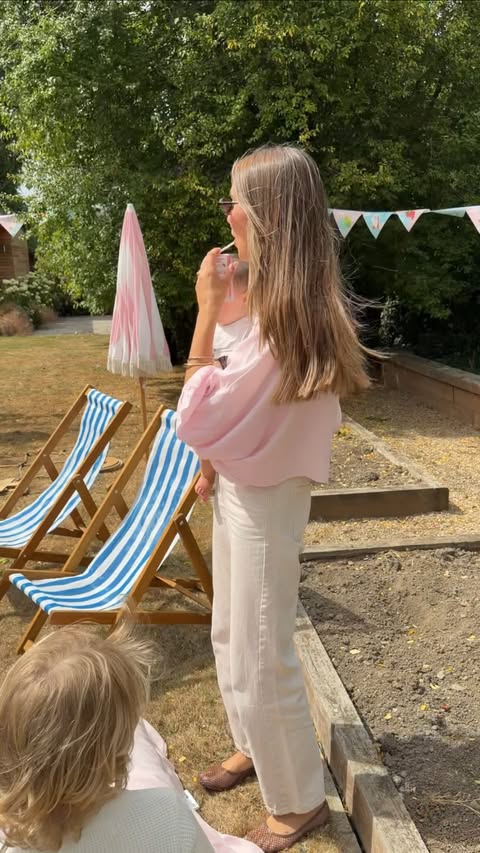 Instagram post by @clementinemacneice for Innocent Drinks. Caption reads: We had such a lovely afternoon at the....