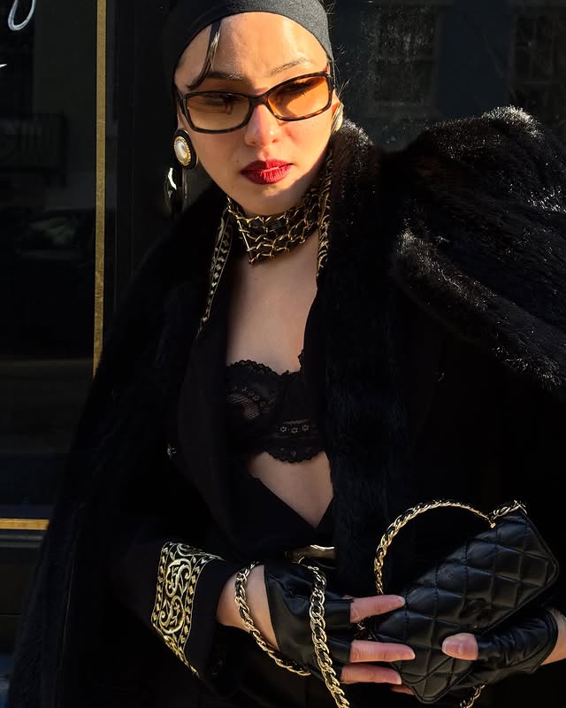 Instagram post by @benulus for Pinterest. Caption reads: If @Pinterest Predicts says the Glamoratti trend....