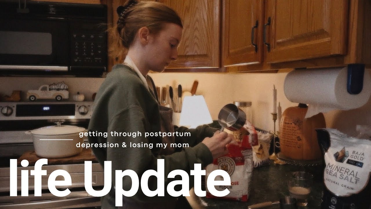 YouTube post by @MadelieneVanMarter for Solly Baby. Caption reads: A Hard Life Update.. Grief, Postpartum Depression,....