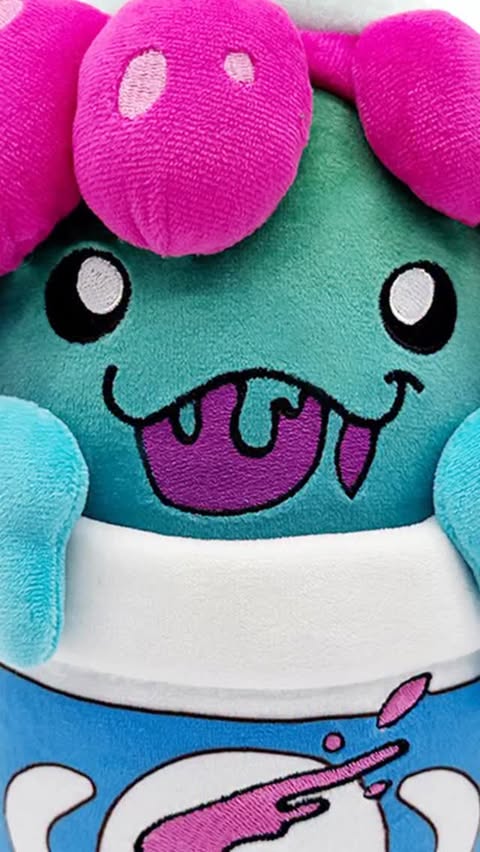Instagram post by @slushii for Youtooz. Caption reads: Slushii Plushii has arrived! Get yours exclusively....