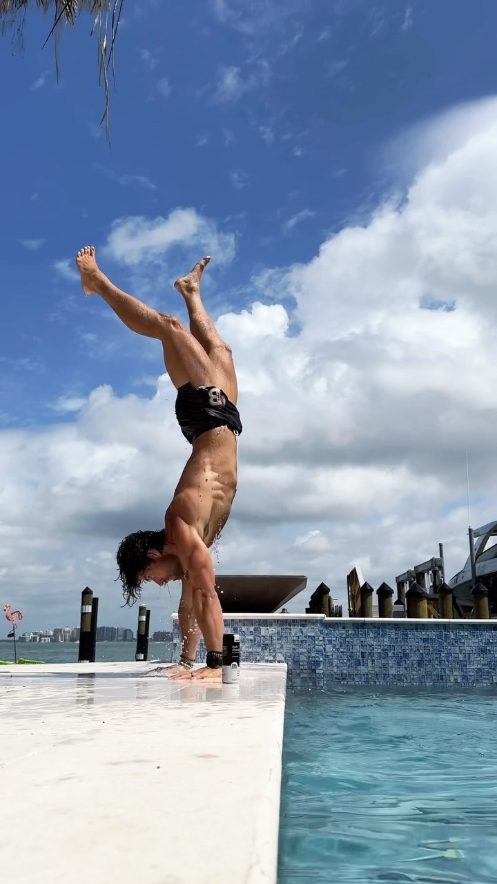 Instagram post by @brian_pruett for Slate Milk. Caption reads: Active family weekends > 🌻🌊🌞💪

Was milk a bad....