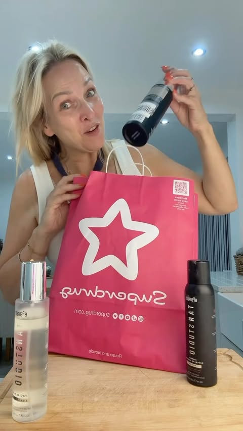 Instagram post by @wendyg_official for BPerfect Cosmetics. Caption reads: @bperfectcosmetics Tan Studio range is now in....