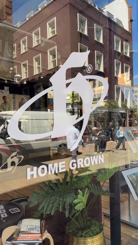 Instagram post by @joehughesshoes for size. Caption reads: [...] 👀 This is the @homegrown pop-up inside....