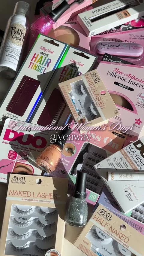 Instagram post by @punkyhaircolour for ARDELL Beauty. Caption reads: [...] 💐🌹🌼 Win all the essentials from....