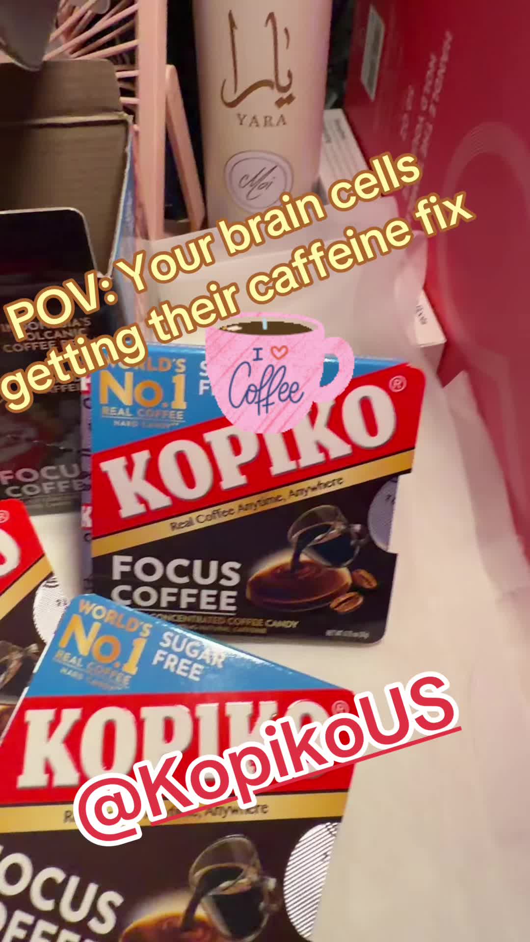 TikTok post by @cjfocus2002 for Kopiko USA. Caption reads: .