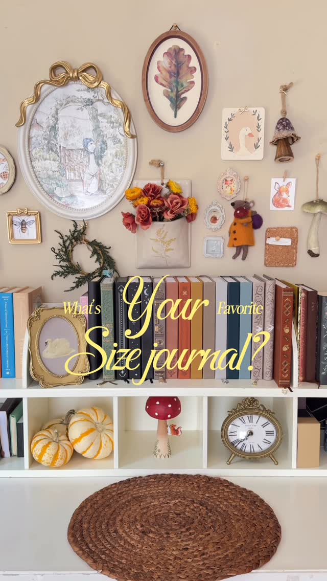 Instagram post by @kmoartsy for Archer and Olive. Caption reads: What is YOUR favorite notebook size? 📚 Here....