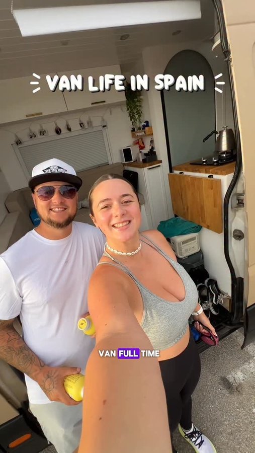 Instagram post by @steps2adventure for yfood. Caption reads: [...] we do a big roadtrip we stock up on @yfood....