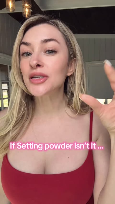 Instagram post by @taytay__31 for Laura Mercier. Caption reads: [...] powder anymore. Make the switch to....