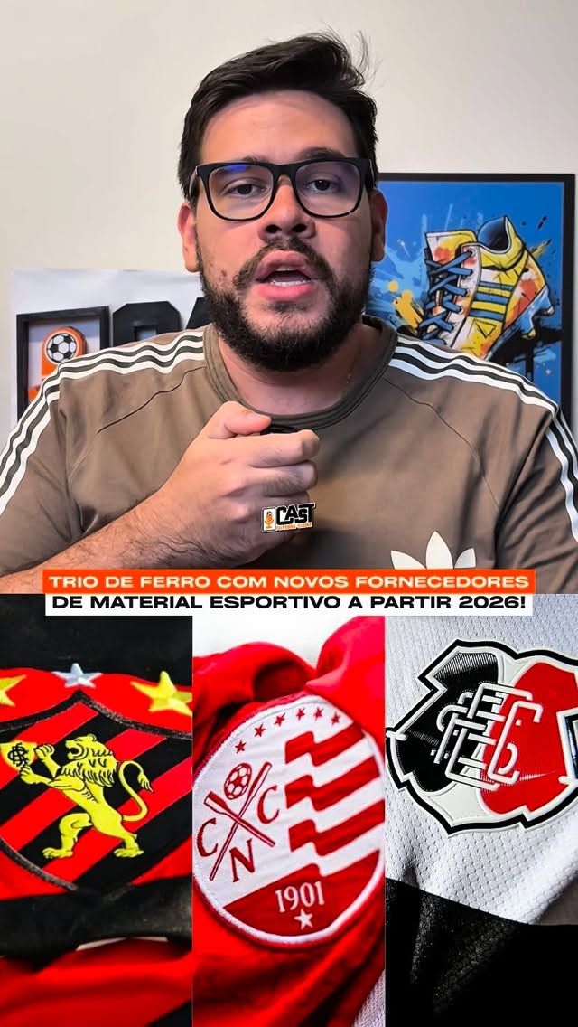 Instagram post by @cast.fc for Betnacional. Caption reads: [...] respectivos novos uniformes!

-....