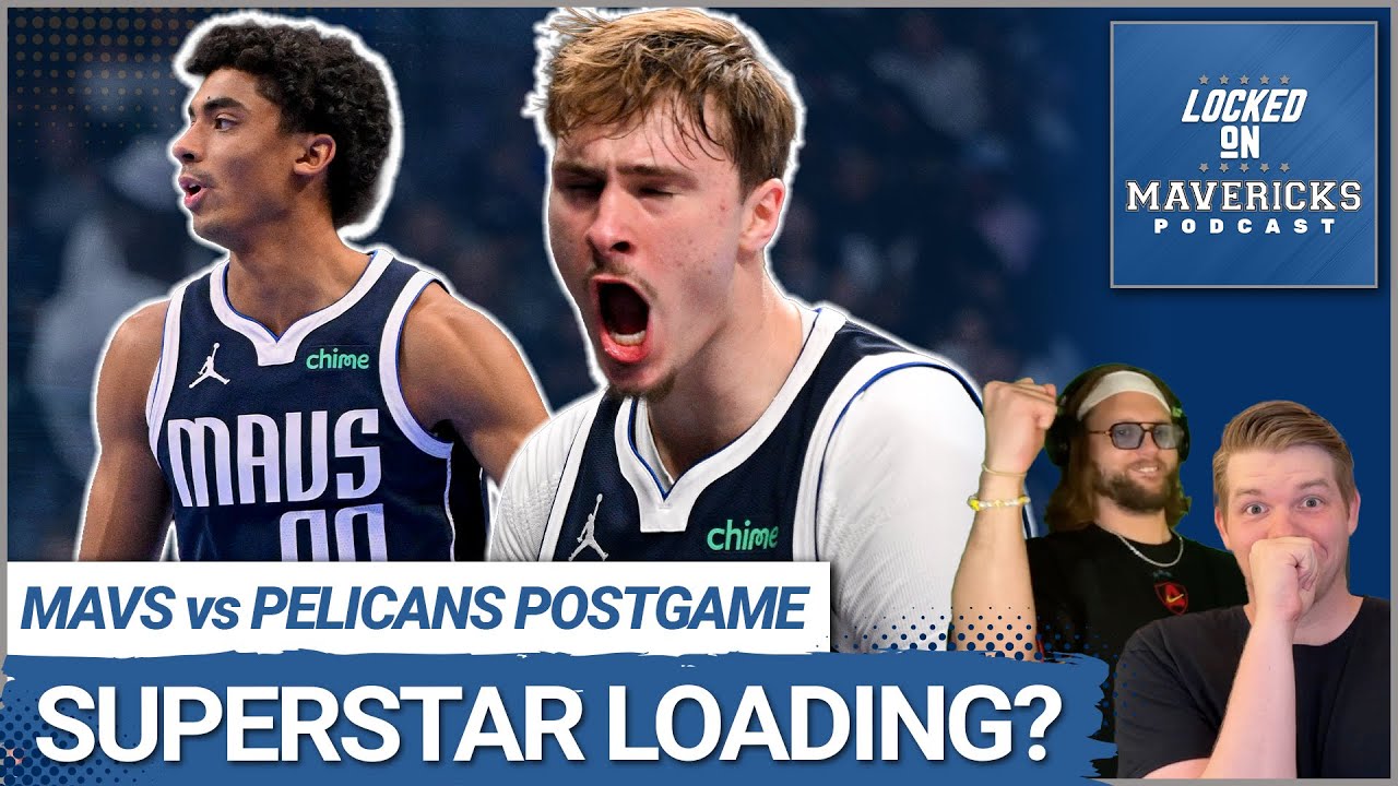 YouTube post by @LockedOnMavericks for FanDuel. Caption reads: How Cooper Flagg DOMINATED in the Clutch to Pull....