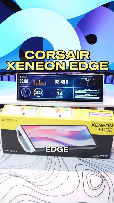 Instagram post by @realgivemchills for CORSAIR. Caption reads: [...] upgrade to any gaming setup is the @corsair....