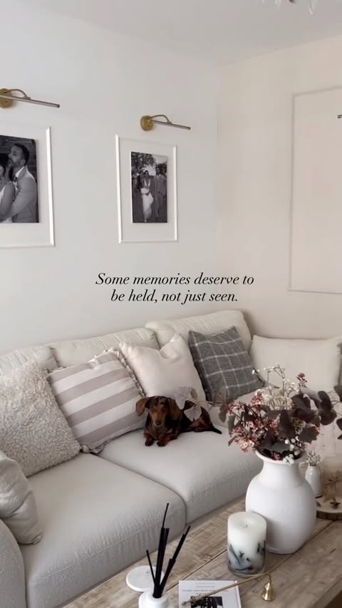 Instagram post by @thehaydens_home for Photobox. Caption reads: [...] what your heart already remembers.....