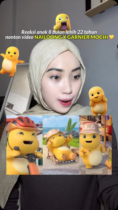 Instagram post by @zyahwaazz for Garnier Indonesia. Caption reads: [...] di TikTok Shop / Official Store....