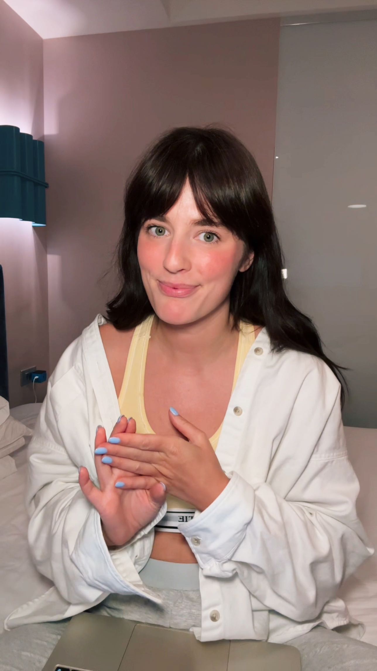 Instagram post by @chlobow_to for Bumble. Caption reads: Dating should be exciting, empowering, and....