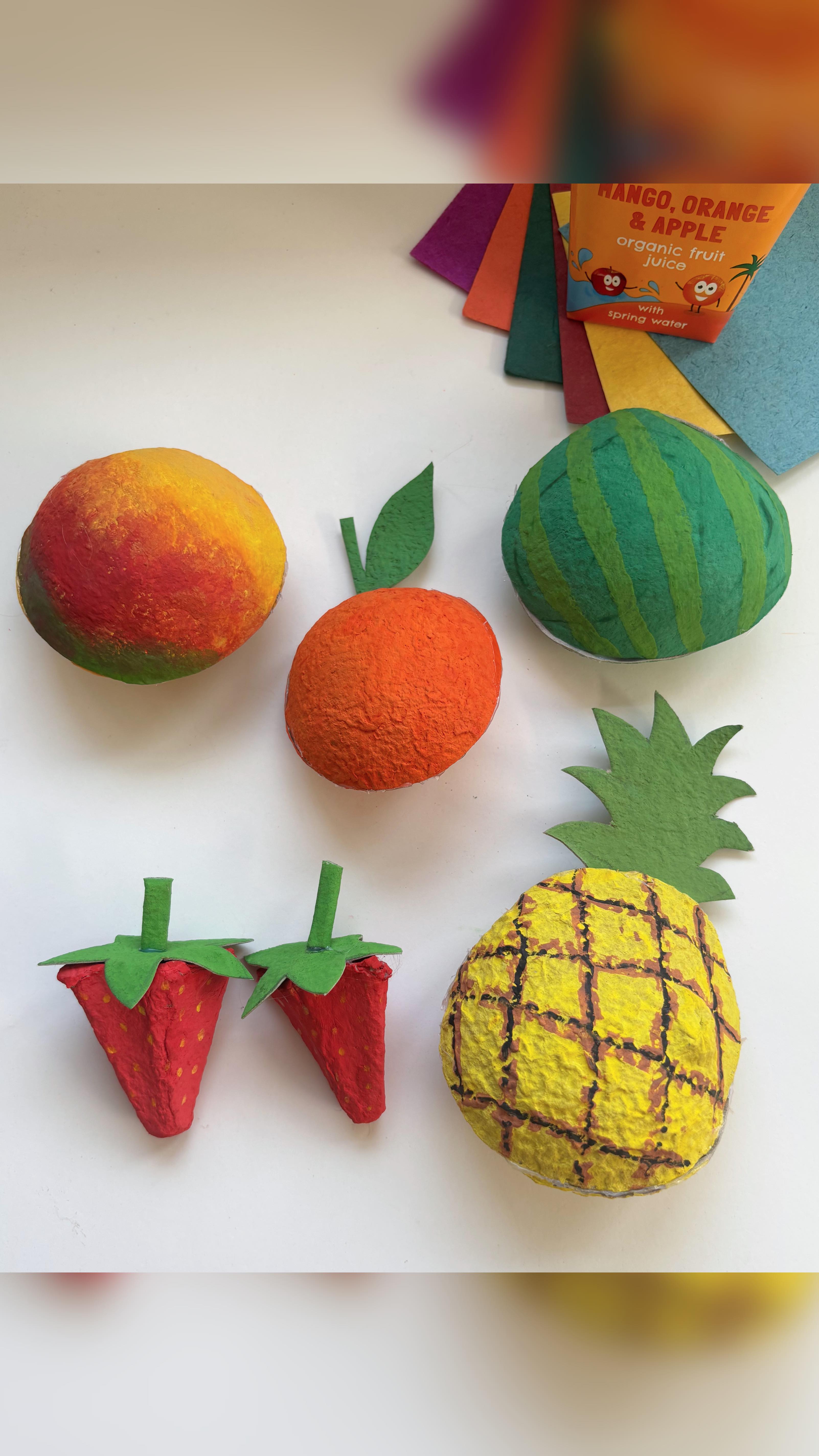 Instagram post by @creative_mama_che for Pip Organic. Caption reads: Recycled Fruit salad 🥭 🍉 🍊 🍓 ad

I’m was so....