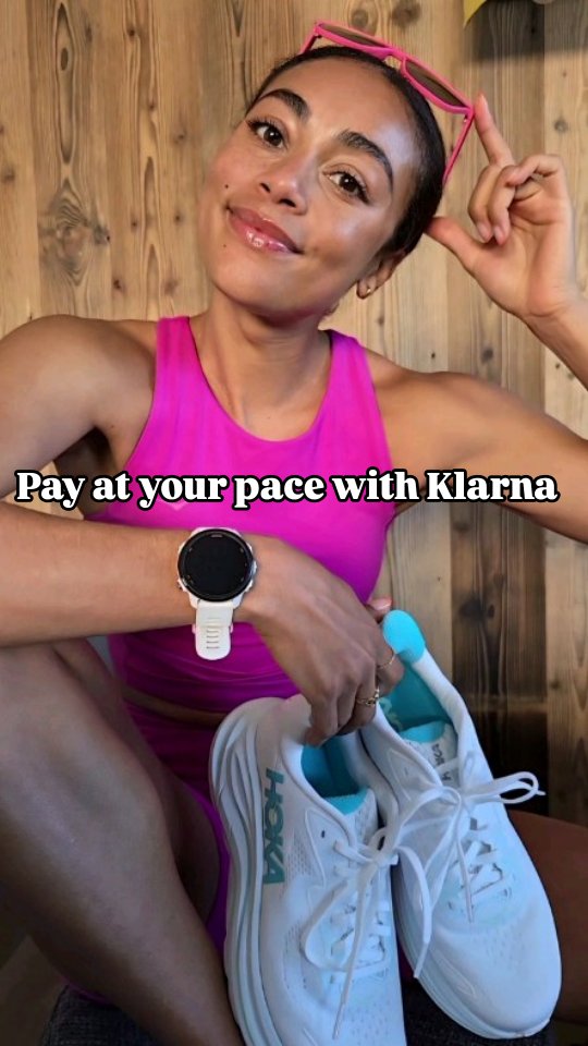 Instagram post by @adelletracey for Klarna. Caption reads: [...] in 3, or in 30 days. Shop your way with....