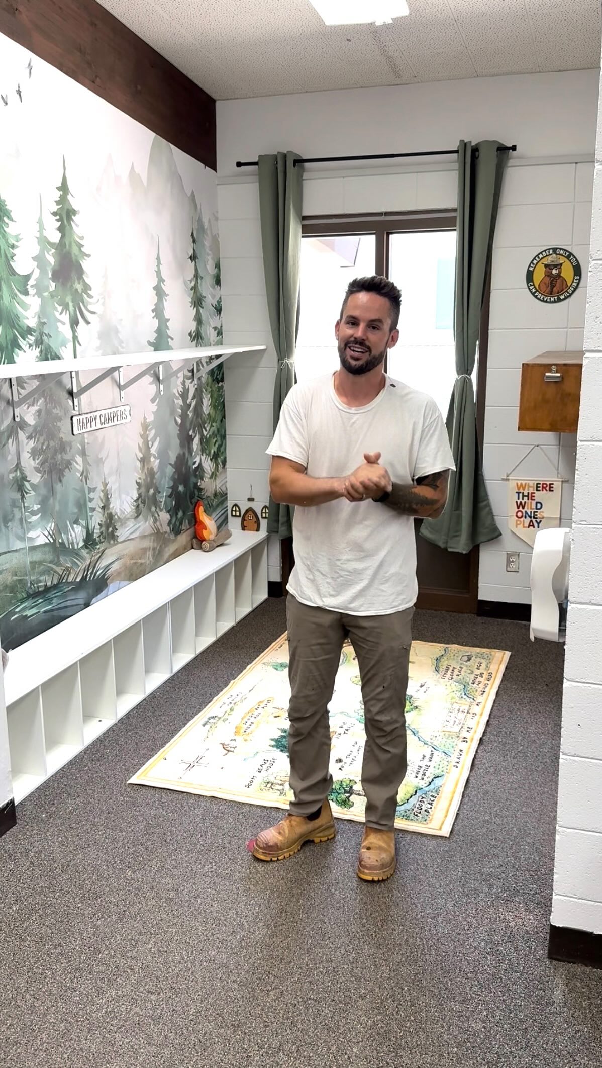 Instagram post by @dadsocial for Dremel. Caption reads: #ad Kids spend so much time in a classroom, so....