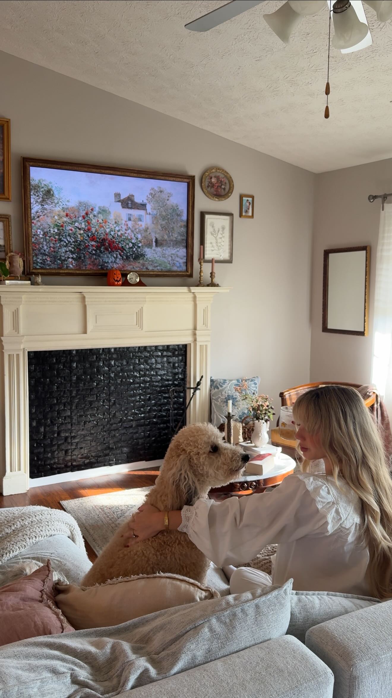 Instagram post by @kalenawhite for Ever Lasting Fabric. Caption reads: [...] was a little girl! My new pjs from....