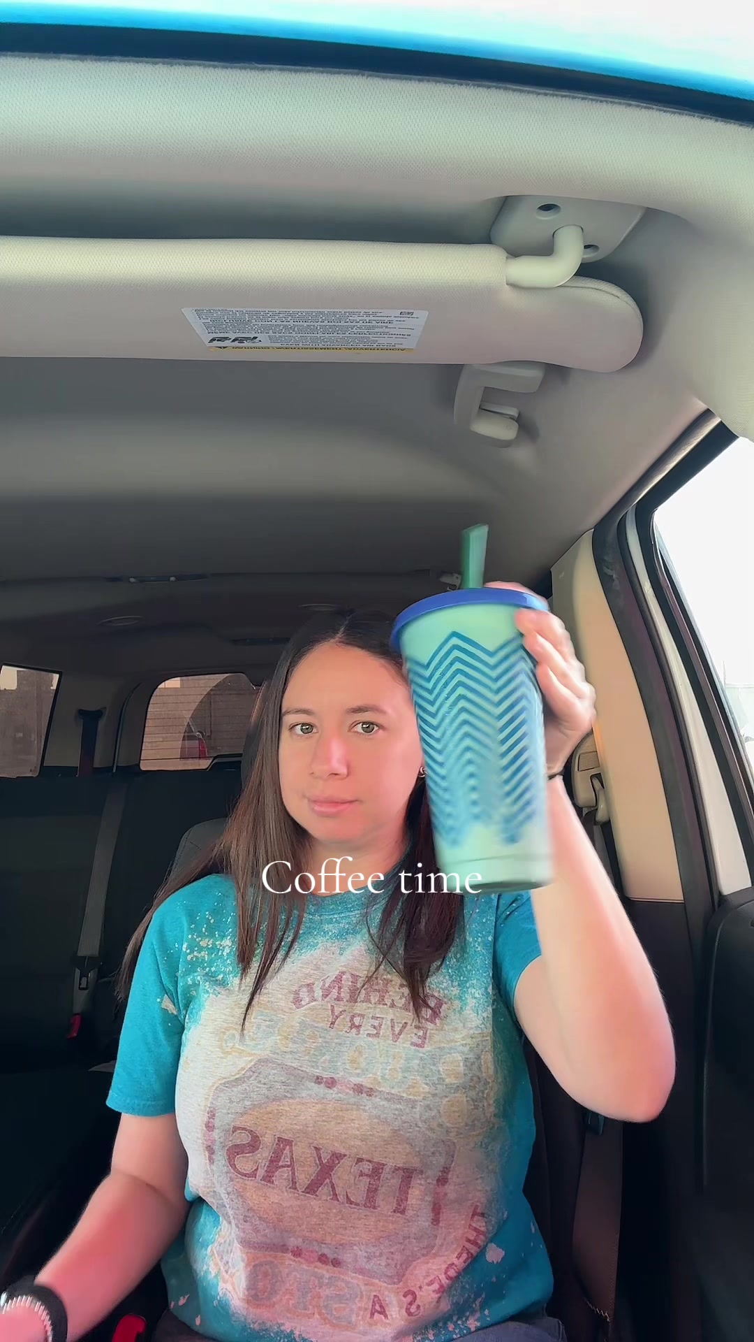 TikTok post by @baaynichole for FrostBuddy. Caption reads: Coffee was made at 7:25am let’s see how long the....