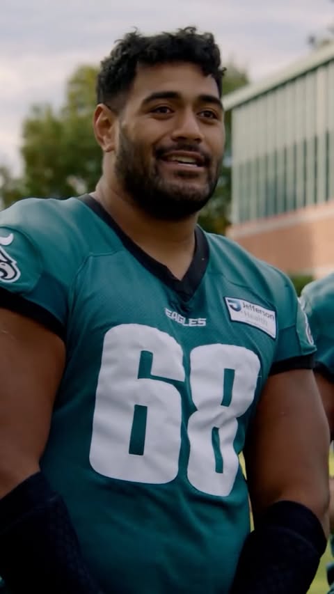 Instagram post by @philadelphiaeaglesanz for Nationwide. Caption reads: [...] Jordan, you earned it!

@nationwide | #WPMOY.