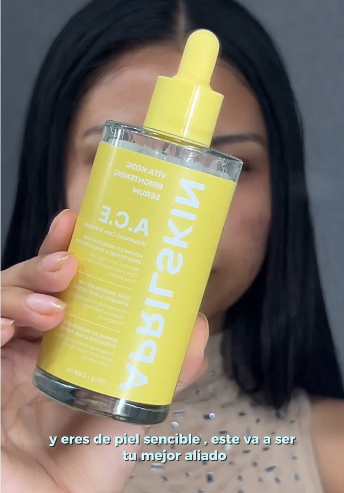 TikTok post by @faimkp for APRILSKIN. Caption reads: Mi favorito juju 🫣✨🔥 @APRILSKIN USA #APRILSKIN....