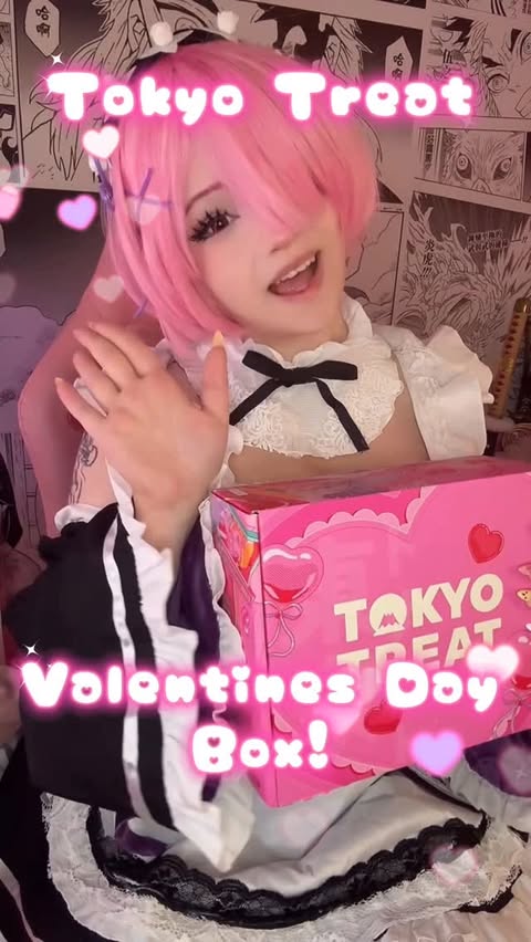 Instagram post by @milkienyan for TokyoTreat. Caption reads: [...] Valentine’s Day a little sweeter with....