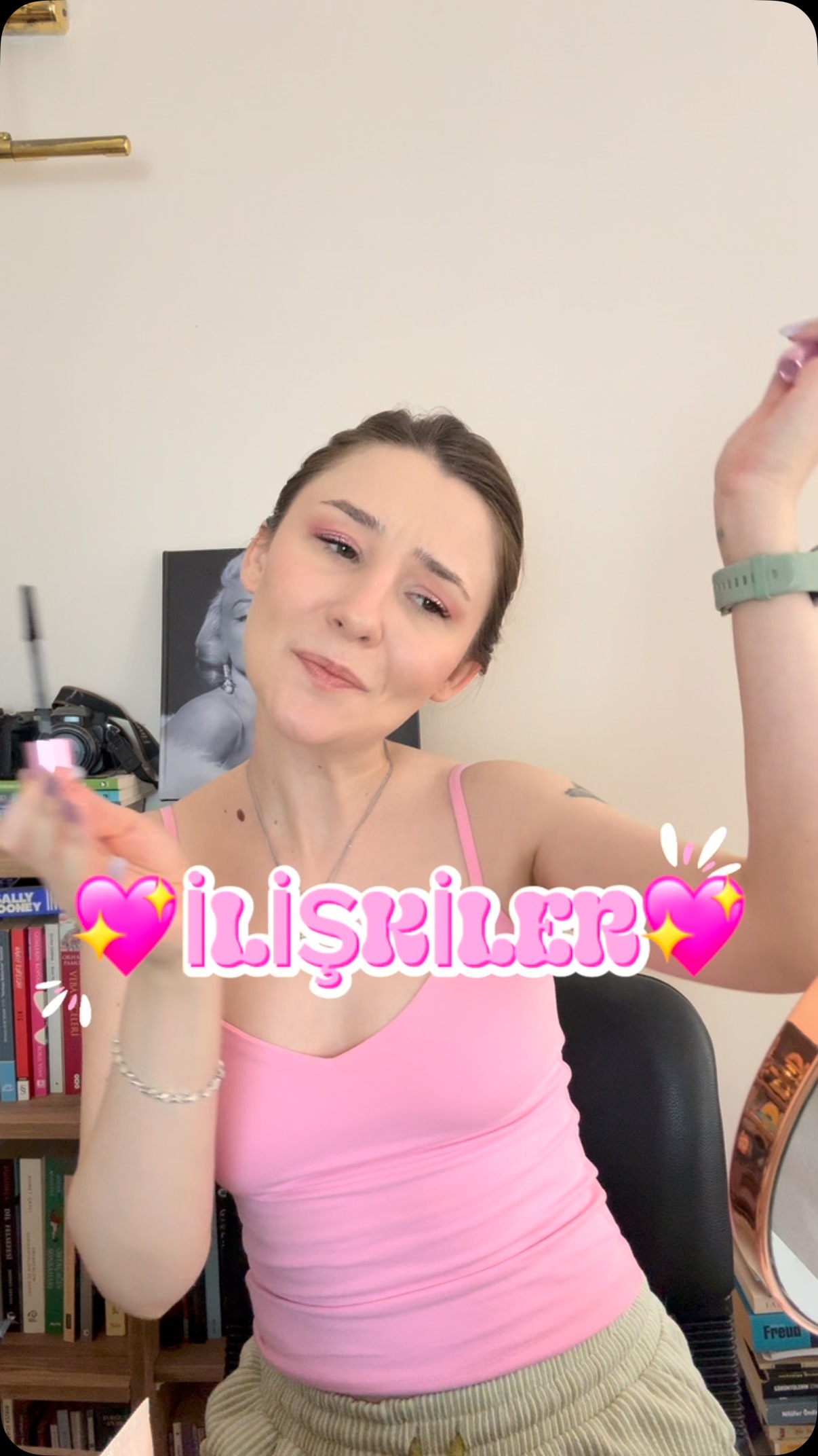 Instagram post by @hazalsence for Flormar. Caption reads: Kelebeklerin uçması sizin için nedir? Haydi buyrun....