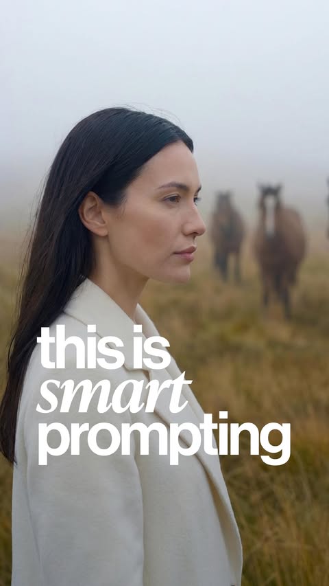 Instagram post by @adrianabubori for invideo. Caption reads: ⬇️ Stop generating disconnected stories.

The....