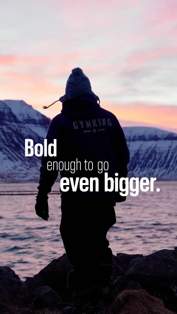 Instagram post by @rossedgley for Gym King. Caption reads: [...] 1,000 miles 🇮🇸 (Nothing Beats Belief....