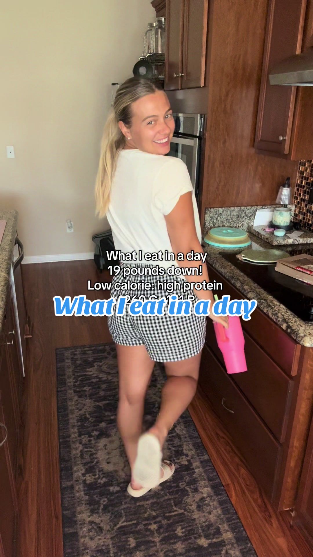TikTok post by @hayley_oldham for BUILT Bar. Caption reads: What I eat in a day 🍜 #whatieatinaday....