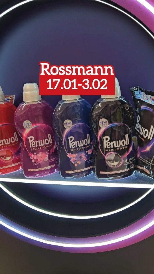 Instagram post by @wole_taniej for askteamclean. Caption reads: Perwoll na promce! 

Do 3.02 w Rossmannie kapsułki....