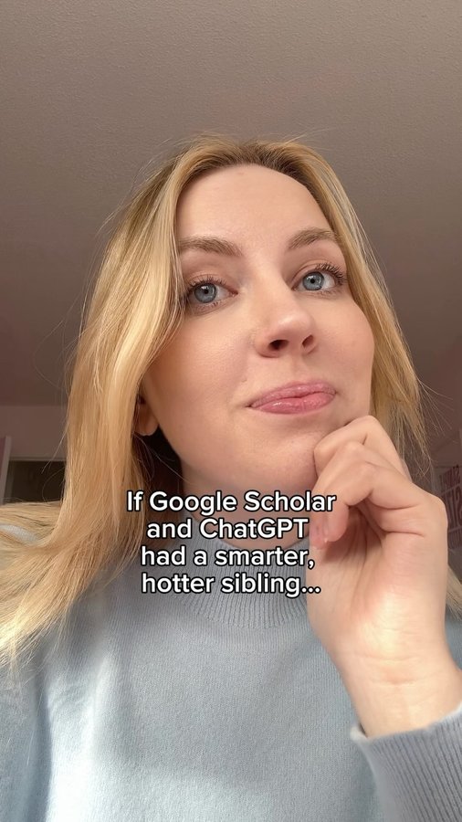 Instagram post by @kertutenso for Unriddle. Caption reads: Junior researchers, meet your new best friend.....