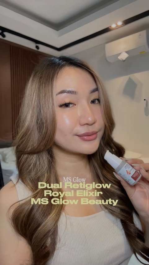 Instagram post by @annsnca for MS GLOW. Caption reads: [...] luar dalem cerah aku percayain sama....