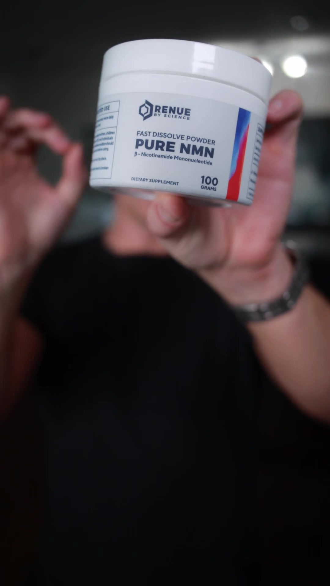 TikTok post by @paulschriner for Renue By Science. Caption reads: [...] on adequate cellular energy.....