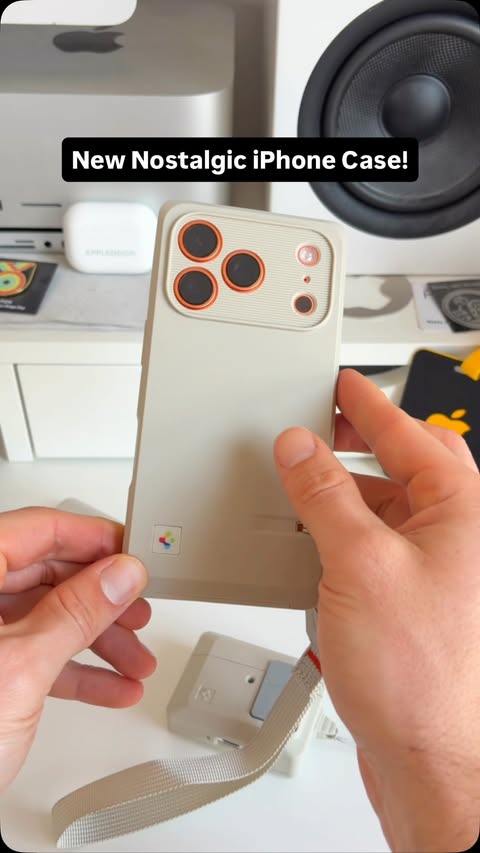 Instagram post by @appledsign for Spigen. Caption reads: To celebrate Apple’s 50th anniversary, @spigen did....