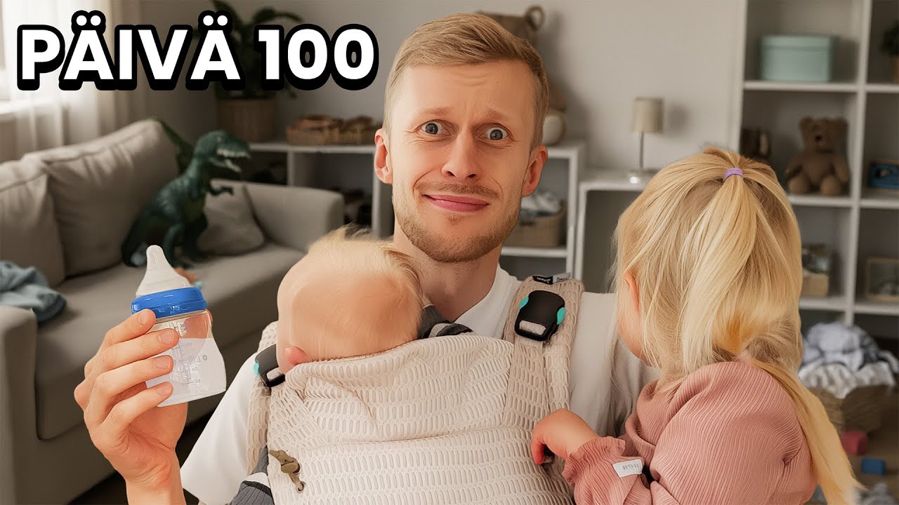 YouTube post by @RoniBack for Baby Brezza. Caption reads: [...] Video tehty kaupallisessa yhteistyössä....