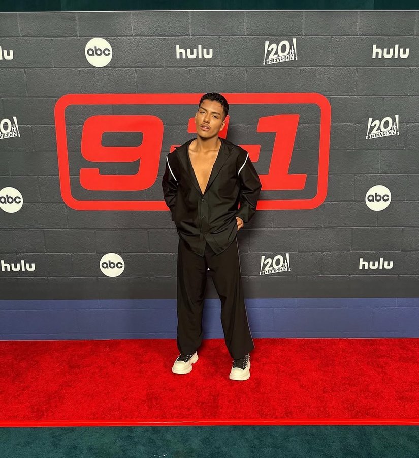 Instagram post by @josebaeofficial for Alexander McQueen. Caption reads: [...] me @hulu @abcnetwork there you go....