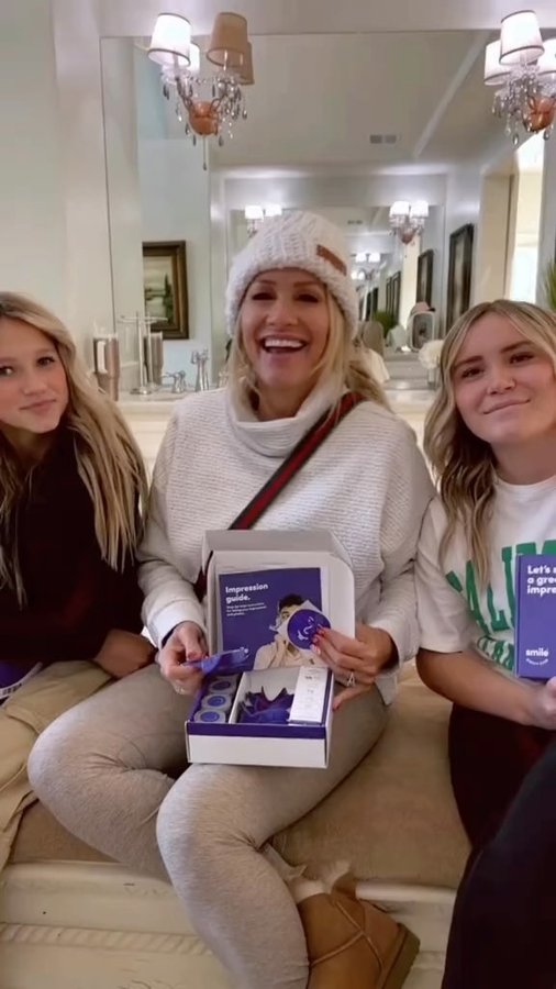 Instagram post by @notenoughnelsons for SmileDirectClub. Caption reads: We are so excited to be working with....