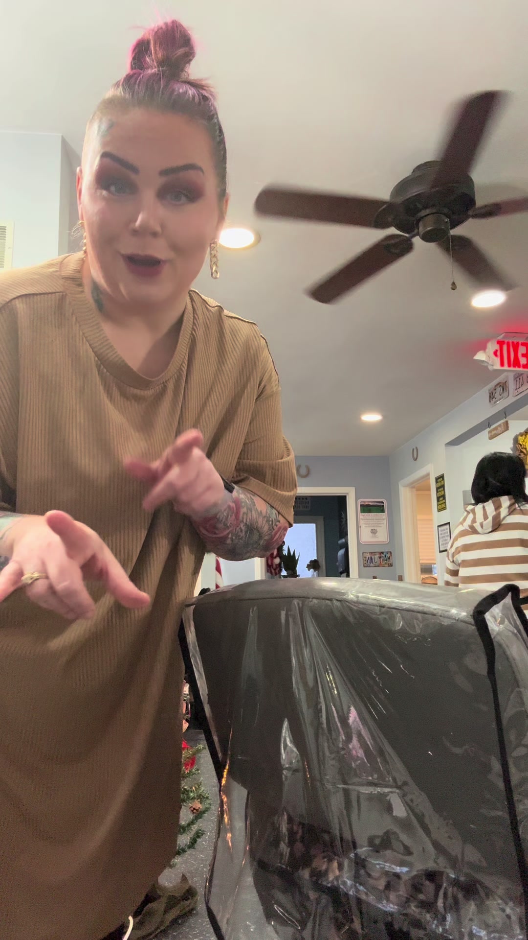 TikTok post by @wootiewootie for Iris And Rainbow. Caption reads: I'm telling yall it's the best!! #fyp @Rainbow....