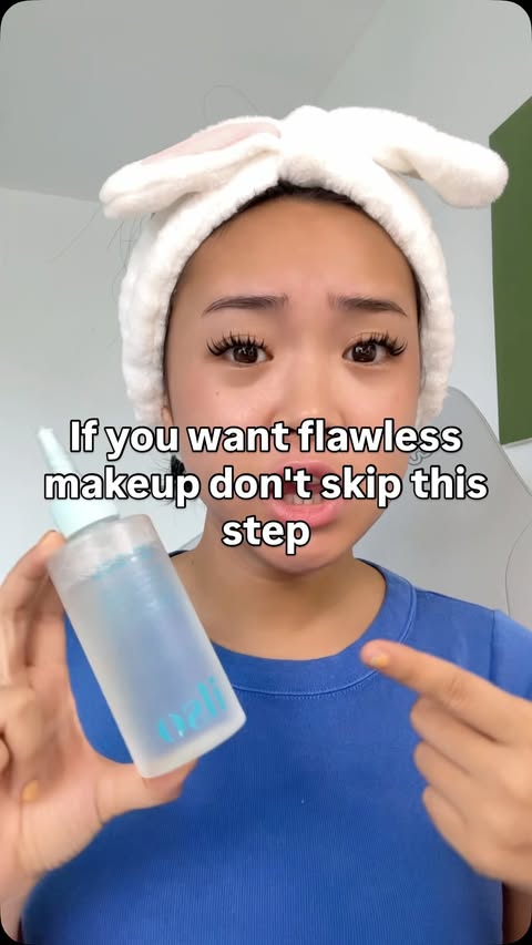 Instagram post by @ridamaoo for ilso. Caption reads: [...] flawless makeup don’t skip this step....