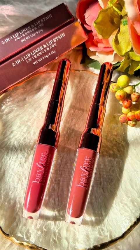 Instagram post by @curatedbyerinhope for Bayfree Cosmetics. Caption reads: [...] matte finish. Vegan & Cruelty Free....