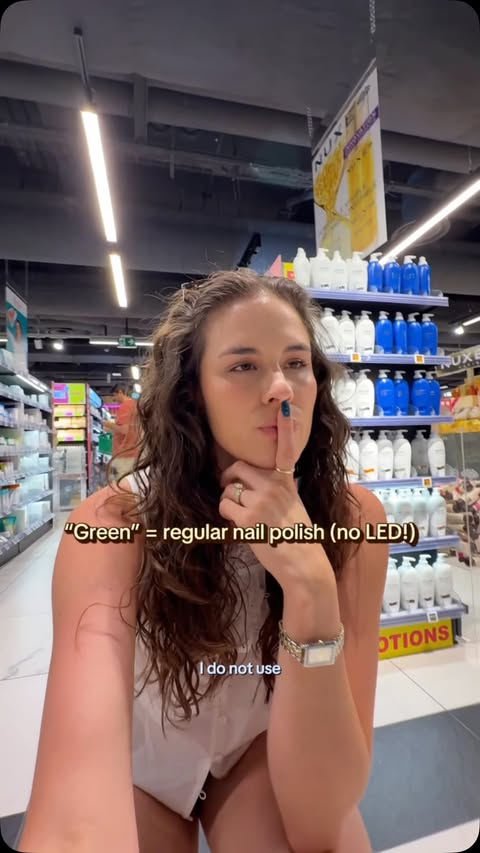Instagram post by @allyrooker for Manucurist. Caption reads: [...] the French pharmacies especially from....
