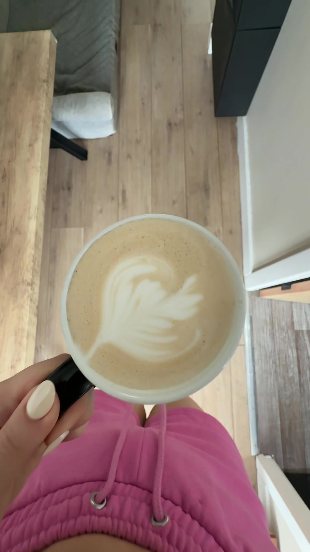TikTok post by @caitlynnutt for SwanbrandSA. Caption reads: I think i’ve finally perfected my morning....