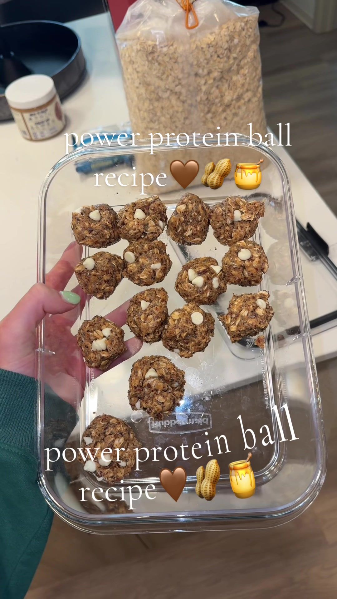 TikTok post by @sydney_affolter for FIt Butters. Caption reads: I’m obsessed with these!!   Recipe:               ....